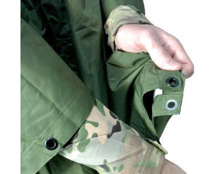 Тактичний пончо Ranger Rip Stop Олива (RA8920) - Міцний, водостійкий