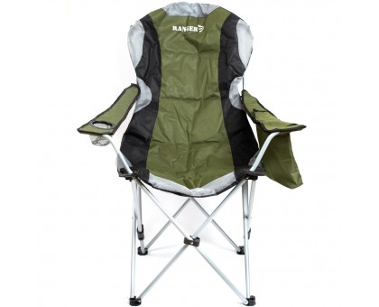 Крісло-шезлонг складане Ranger FC 752 Green: Регульована спинка, термосумка