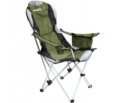 Крісло-шезлонг складане Ranger FC 752 Green: Регульована спинка, термосумка