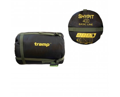 Спальний мішок Tramp Shypit 400 ковдра з капюшоном (лівий, olive) - купити в Україні