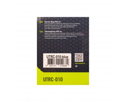 Термочашка TRAMP 400мл UTRC-010 blue: купити для туризму та міста | Tramp