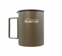 Термочашка TRAMP зі складаними ручками та поїлкою 400мл UTRC-137 olive