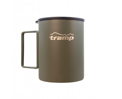 Термочашка TRAMP 400мл Olive зі складною ручкою: купити в Україні | Tramp UTRC-137