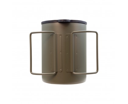 Термочашка TRAMP 400мл Olive зі складною ручкою: купити в Україні | Tramp UTRC-137