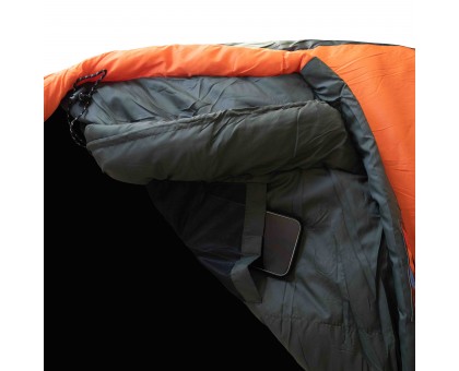 Спальний мішок Tramp Boreal Long кокон: купити orange/grey, лівий, для туризму