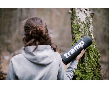 Термос TRAMP Soft Touch 1 л UTRC-109 black: купити туристичний термос Tramp