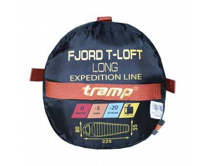 Спальний мішок Tramp Fjord Long кокон UTRS-049L: комфортний сон в походах – купити