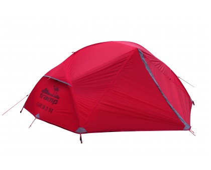 Намет Tramp Cloud 2 Si TRT-092-red: червоний двомісний намет для туризму