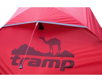 Намет Tramp Cloud 2 Si TRT-092-red: червоний двомісний намет для туризму