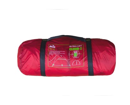 Намет Tramp Cloud 2 Si TRT-092-red: червоний двомісний намет для туризму