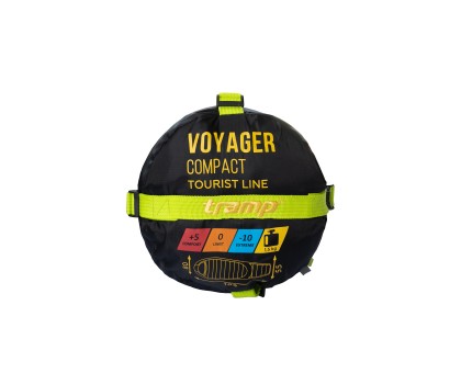 Спальний мішок Tramp Voyager Compact кокон: купити olive/grey 185/80-55 UTRS-052С