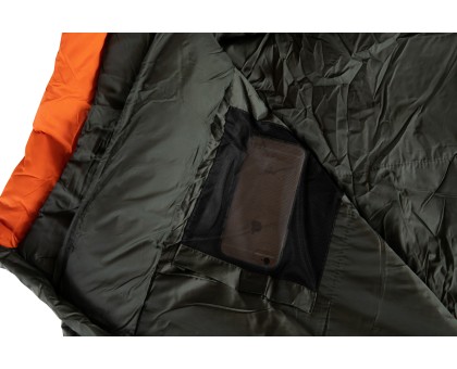 Спальний мішок Tramp Fjord Compact кокон лівий orange/grey: купити в Україні | Tramp