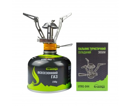 Комплект Tramp Пальник UTRG-044 + Картридж 230г: Туристичне обладнання для кемпінгу