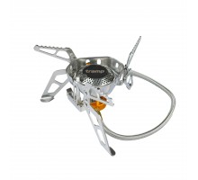 Пальник Tramp зі шлангом, п'єзопідпалом та вітрозахистом UTRG-046