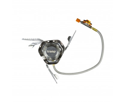 Пальник Tramp UTRG-046: туристичний газовий пальник зі шлангом, п'єзопідпалом та вітрозахистом