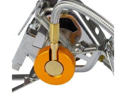 Пальник Tramp UTRG-046: туристичний газовий пальник зі шлангом, п'єзопідпалом та вітрозахистом