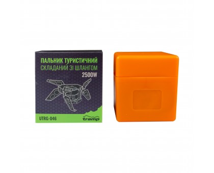 Пальник Tramp UTRG-046: туристичний газовий пальник зі шлангом, п'єзопідпалом та вітрозахистом