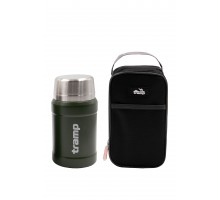 Термос TRAMP з широким горлом 800 мл в чохлі UTRC-132 Оливковий
