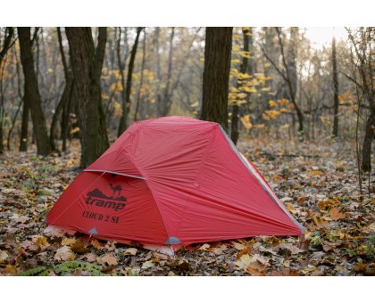 Намет Tramp Cloud 3 Si TRT-094-red червоний: купити для 3 туристів, відгуки, ціна
