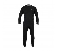 Термобілизна чоловіча Tribe Microfleece Black (футболка+штани)