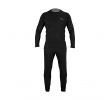 Термобілизна чоловіча Tribe Microfleece Black (футболка+штани)