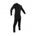 Термобілизна чоловіча Tribe Microfleece Black (футболка+штани)