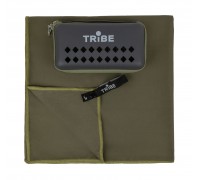 Рушник з мікрофібри Tribe Pocket Towel 50х100 см Army-Green