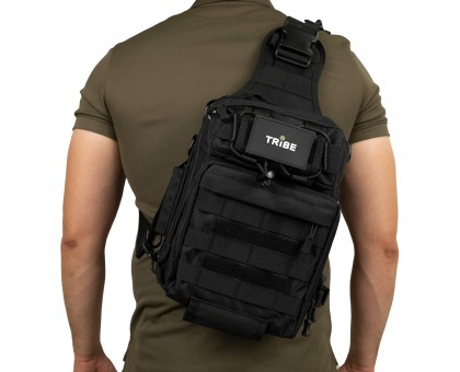 Сумка тактична через плече Tribe Sling Pack 6,5L Black