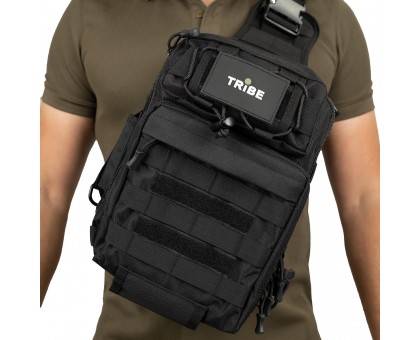 Сумка тактична через плече Tribe Sling Pack 6,5L Black