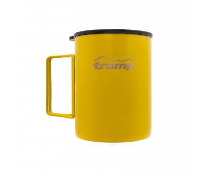 Термочашка TRAMP 400мл UTRC-137 mustard: зі складною ручкою та поїлкою – купити Tramp