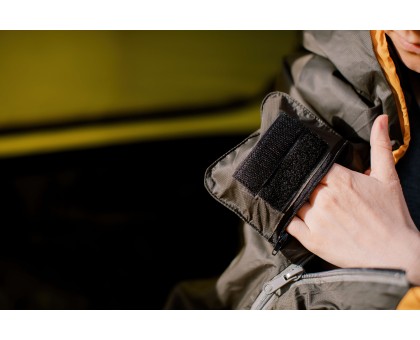 Спальний мішок Tramp Windy Light кокон лівий yellow/grey: купити в Україні