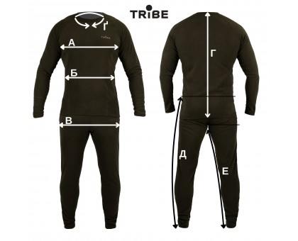 Термобілизна чоловіча Tribe Microfleece Olive (футболка+штани) Термобілизна чоловіча Tribe Microfleece Olive (футболка+штани)
