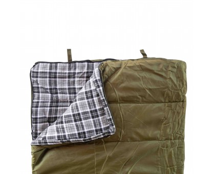Спальний мішок Tramp Kingwood Long UTRS-053L: ковдра, лівий, dark-olive/grey – купити в Україні
