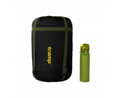 Спальний мішок Tramp Kingwood Long UTRS-053L: ковдра, лівий, dark-olive/grey – купити в Україні