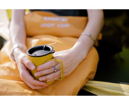 Термочашка TRAMP 400мл UTRC-137 mustard: зі складною ручкою та поїлкою – купити Tramp