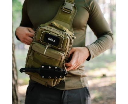 Сумка тактична через плече Tribe Sling Pack 6,5L Coyote