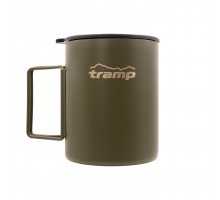 Термочашка TRAMP зі складаними ручками та поїлкою 500мл UTRC-142 olive