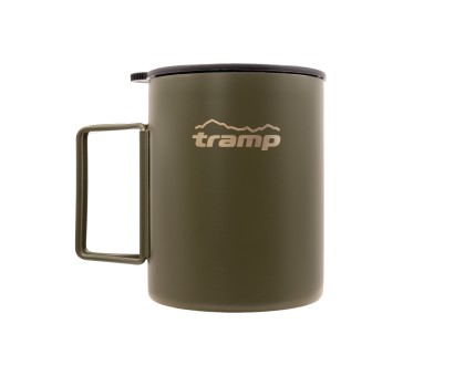 Термочашка TRAMP 500мл UTRC-142 olive: зі складаною ручкою та поїлкою – купити Tramp