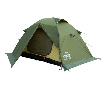 Намет Tramp Peak 2 (v2) green UTRT-025: Купити двомісний намет Tramp для туризму