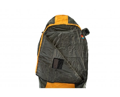 Спальний мішок Tramp Windy Light кокон правий yellow/grey -5°C | Купити в Україні