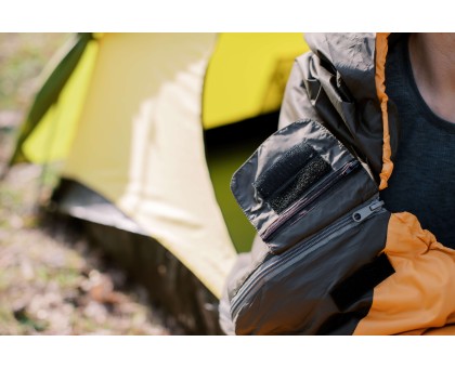 Спальний мішок Tramp Windy Light кокон правий yellow/grey -5°C | Купити в Україні