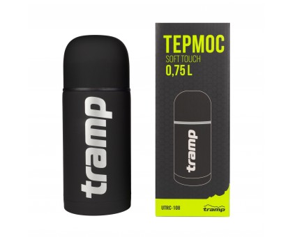 Термос TRAMP Soft Touch 0,75 л UTRC-108 black: купити, ціна, відгуки | Tramp