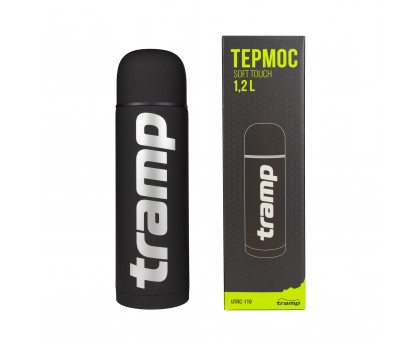 Термос TRAMP Soft Touch 1,2 л UTRC-110 black: купити туристичний термос Tramp