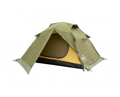 Намет Tramp Peak 3 (v2) green UTRT-026: купити в Україні | Тримісний туристичний намет