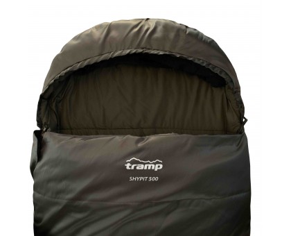 Спальний мішок Tramp Shypit 500XL: Ковдра з капюшоном та правим входом | Olive