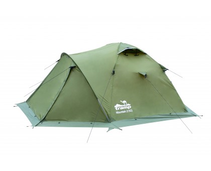 Намет Tramp Mountain 2 (v2) green UTRT-022: Купити двомісний туристичний намет Tramp