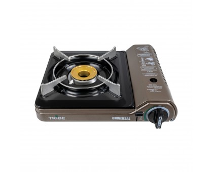 Портативна газова плита Tribe Universal T-HD-0003 Grey – Кемпінгова плита Портативна газова плита Tribe Universal T-HD-0003 Grey – Кемпінгова плита