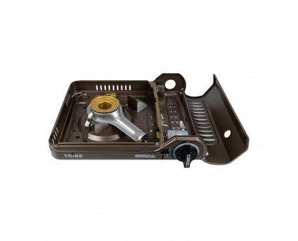 Портативна газова плита Tribe Universal T-HD-0003 Grey – Кемпінгова плита Портативна газова плита Tribe Universal T-HD-0003 Grey – Кемпінгова плита