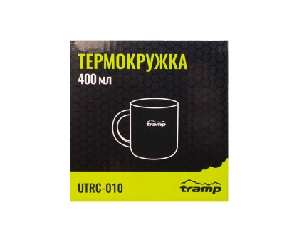 Термочашка TRAMP 400мл UTRC-010 olive: Збереже тепло напоїв в дорозі!