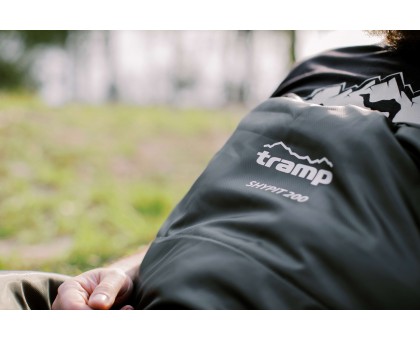 Спальний мішок Tramp Shypit 200XL: Ковдра з капюшоном, лівий olive – купити в Україні